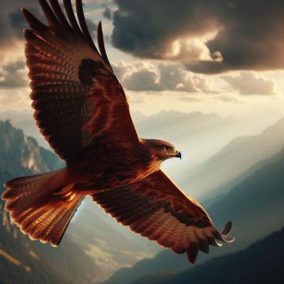 La asombrosa visión de los halcones