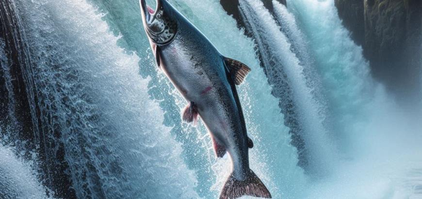 El viaje de los salmones