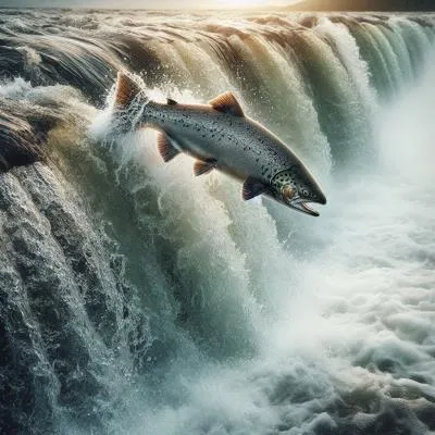 El viaje de los salmones