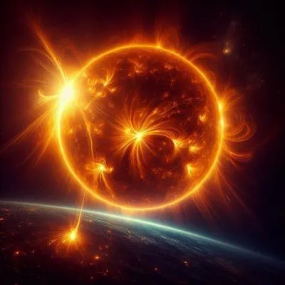 El sol y sus erupciones solares