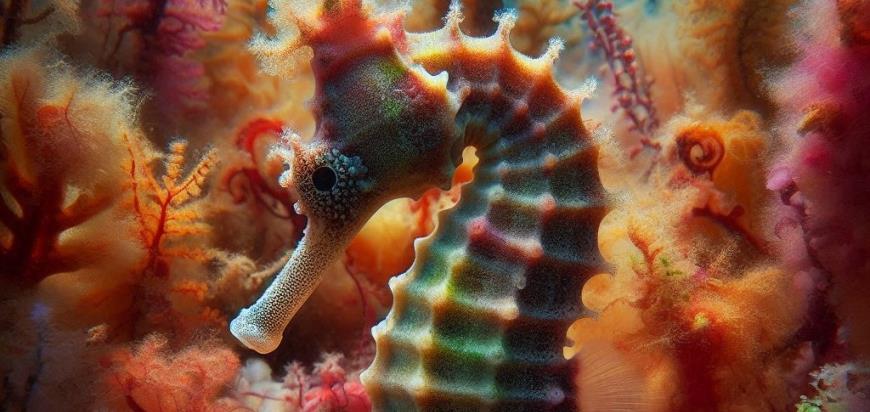 El camuflaje de los seahorses