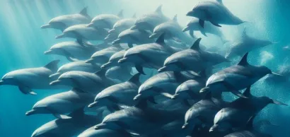 La colaboración de los delfines