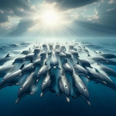 La colaboración de los delfines
