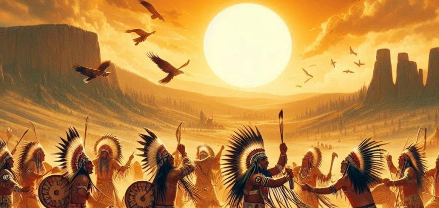 La Danza del Sol en América del Norte