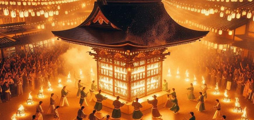 La Danza del Fuego en Japón