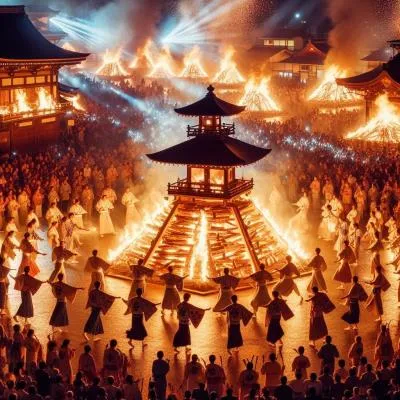 La Danza del Fuego en Japón