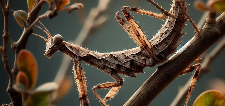 El poder del camuflaje del insecto palo