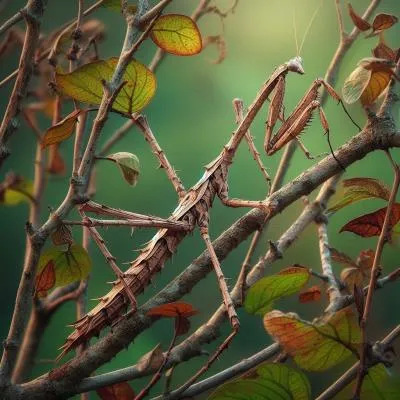 El poder del camuflaje del insecto palo