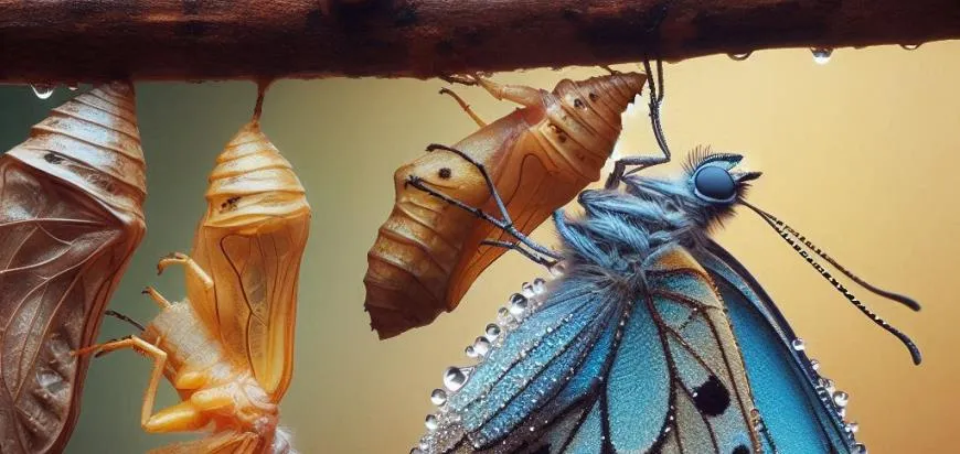 La metamorfosis de la mariposa