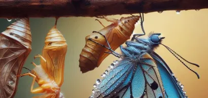 La metamorfosis de la mariposa