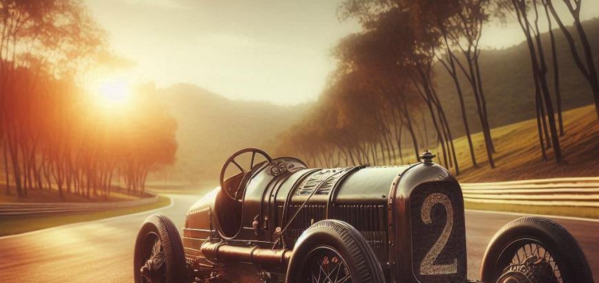 La creación del primer automóvil de carreras
