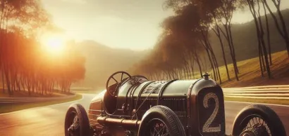La creación del primer automóvil de carreras