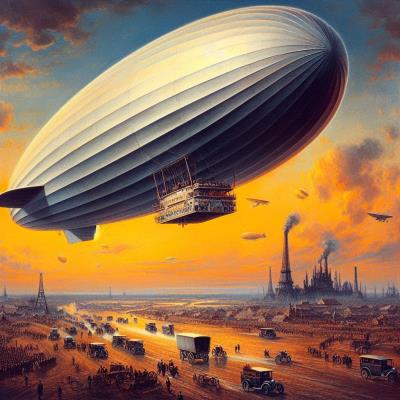 El primer vuelo del Zeppelin