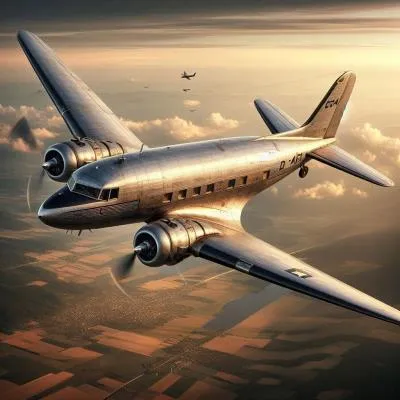 La llegada del avión de pasajeros comercial
