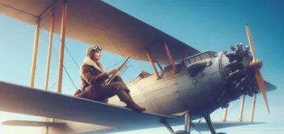 La primera mujer piloto