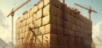 La construcción de las pirámides
