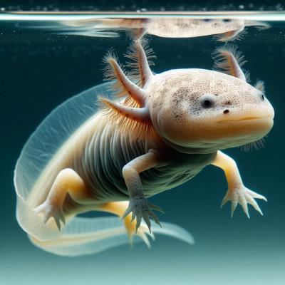 El axolotl, un