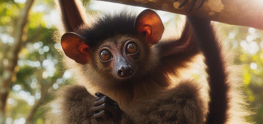 El aye-aye, un primate extraño