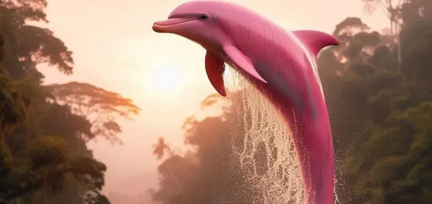 El delfín rosado