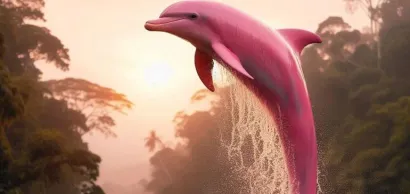 El delfín rosado