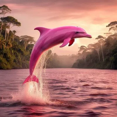 El delfín rosado